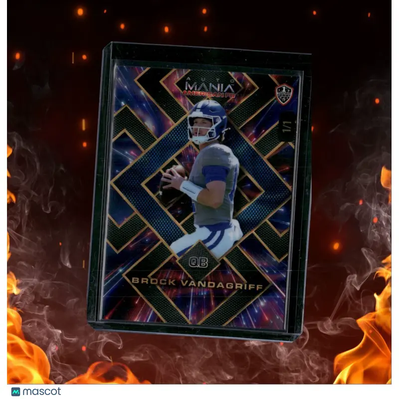 2024 Wild Card Auto Mania American FB Brock Vandagriff Lava Holo-Lux 1/1