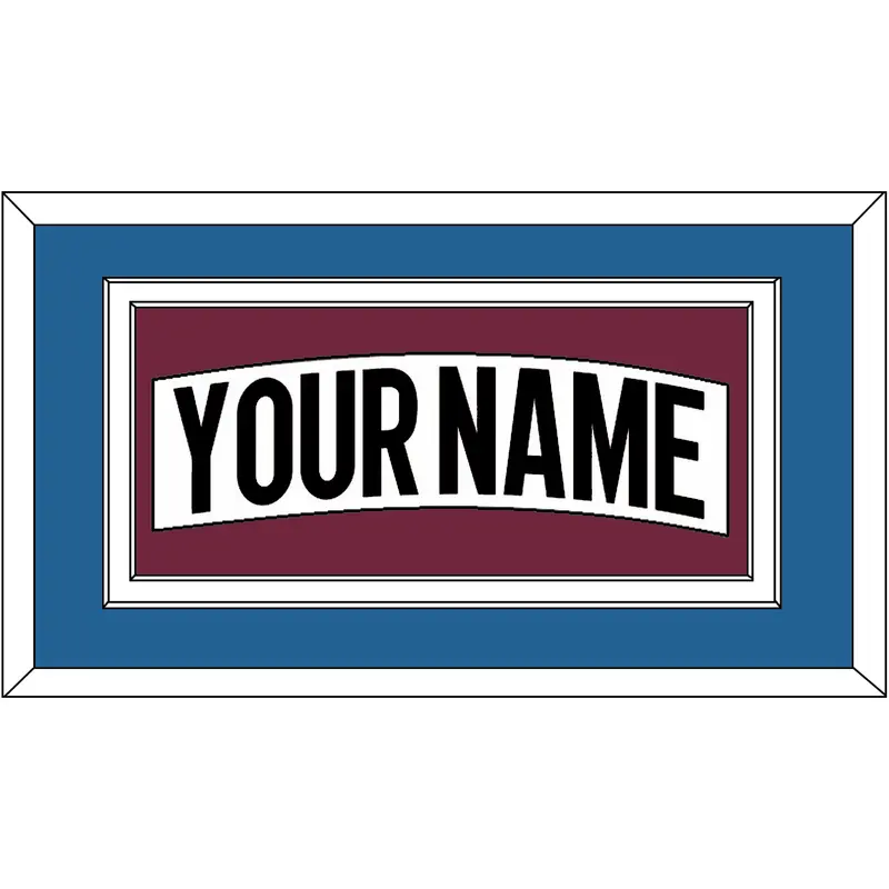 Colorado Nameplate - Road White (2017-2021) - Double Mat 6