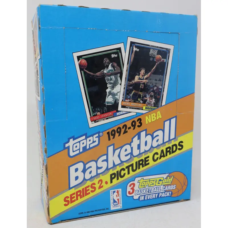 1992/93 Topps Basketball Series 2 Rack Box (24/45)