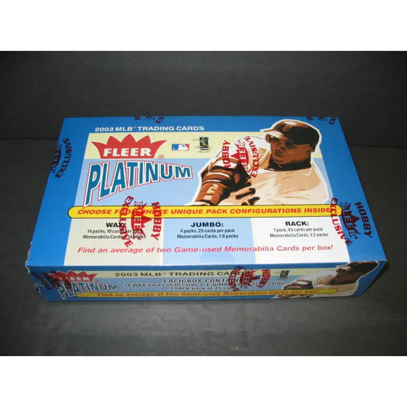 2003 Fleer Platinum Baseball Box (Hobby)