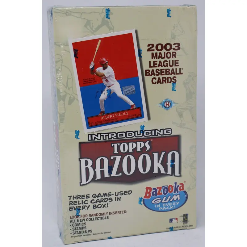2003 Topps Bazooka Baseball Box (Hobby) (24/8)