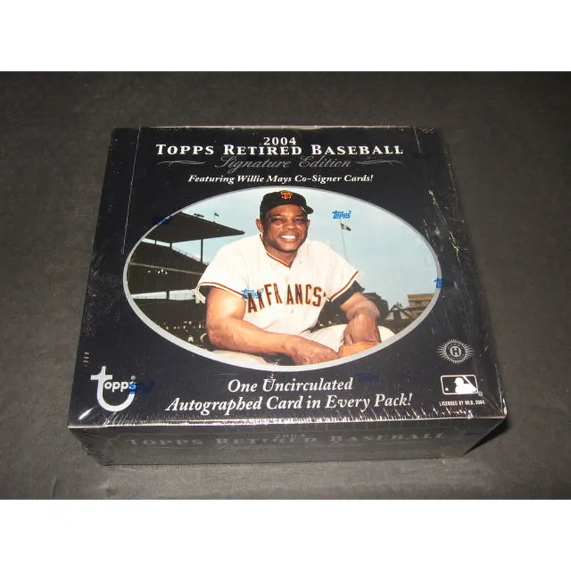 2004 Topps Retired Signature Baseball Box (Hobby)