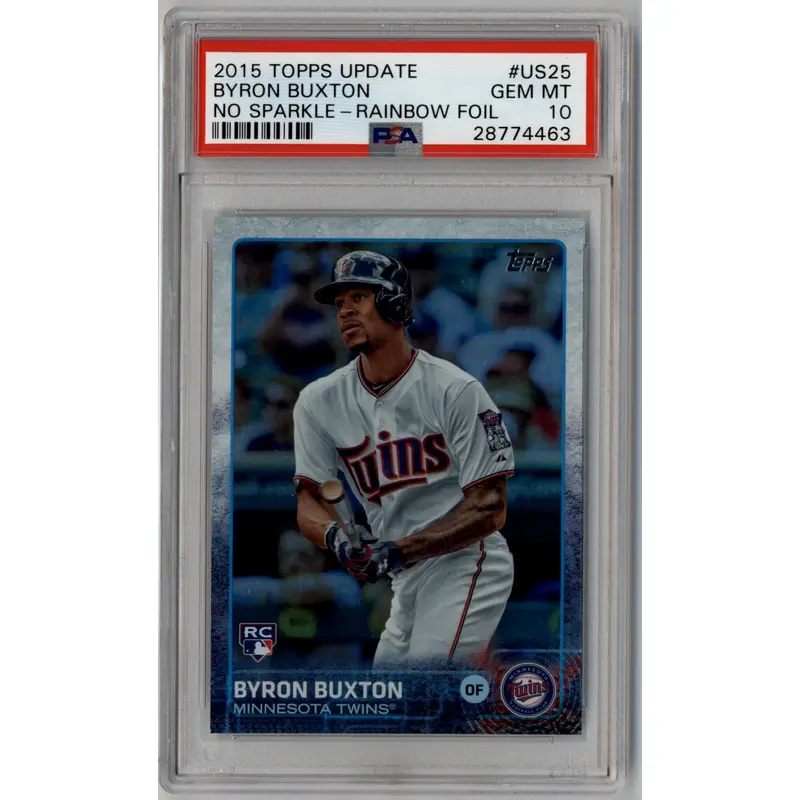 Byron Buxton 2015 Topps Update Rainbow Foil #US25 PSA 10 Gem Mint