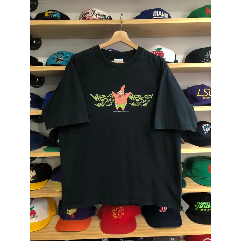 Vintage 2001 SpongeBob Patrick Starr Cartoon Tee Size Large
