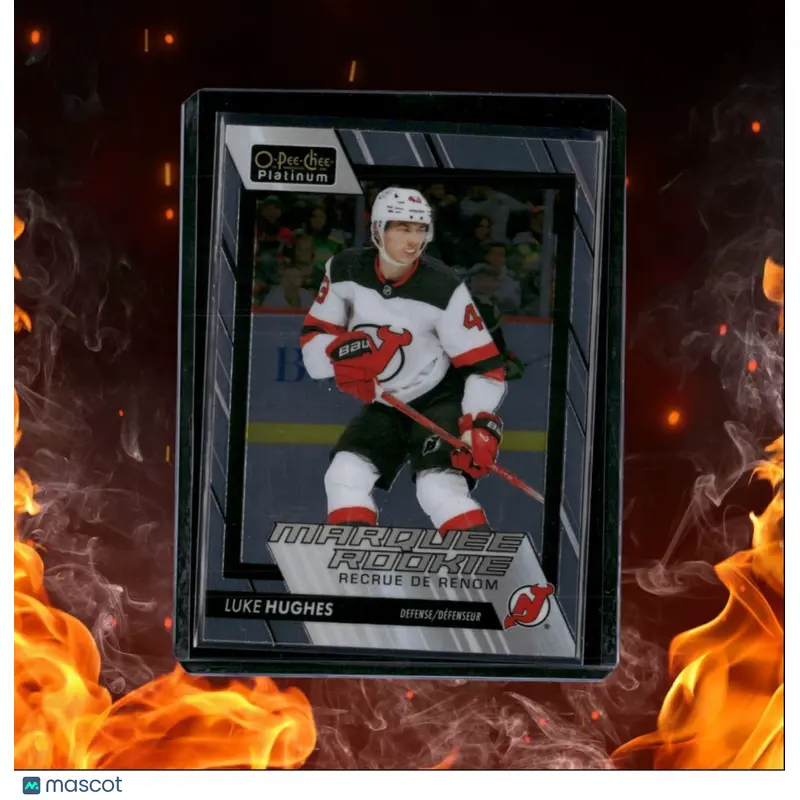 2023-24 O-Pee-Chee Platinum Luke Hughes Marquee (G) Rookie #204