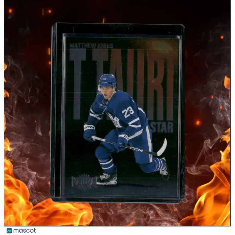 2023-24 SkyBox Metal Universe Matthew Knies T Tauri Star Rookie #TTP-3