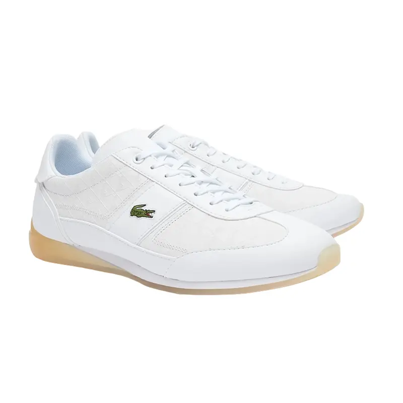 LACOSTE MENS WHITE SHOE ANGULAR 222 5 7-44CMA003521G
