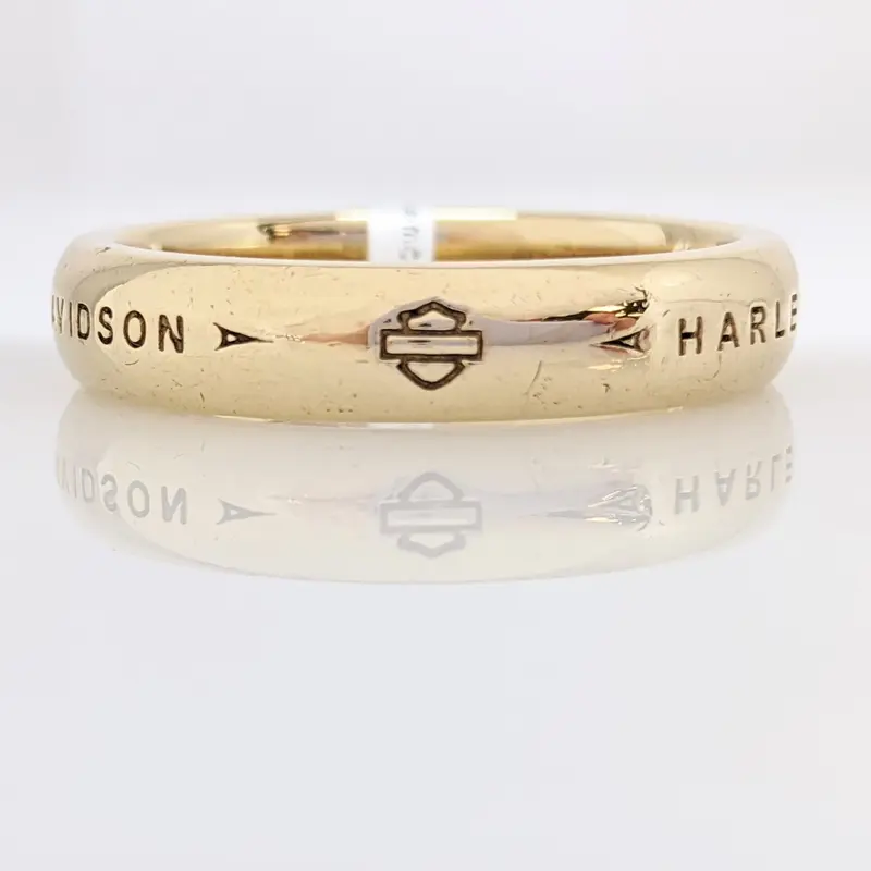 10K HARLEY DAVIDSON 4.7MM ESTATE BAND 7.2 GRAMS