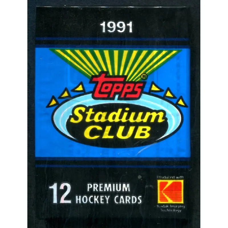 1991/92 Topps Stadium Club Hockey Unopened Pack