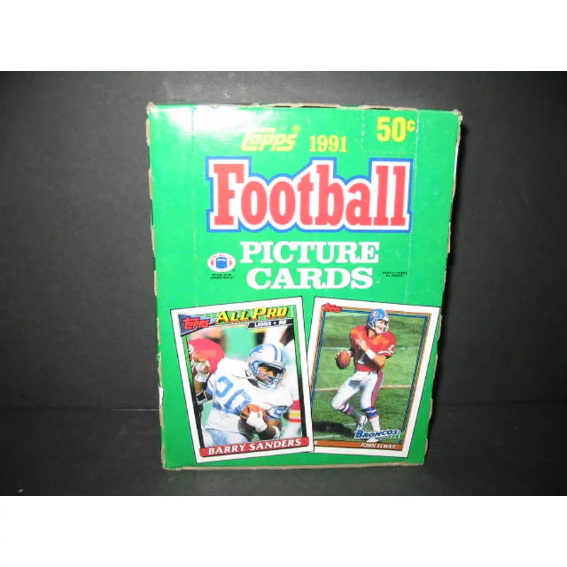 1991 Topps Football Box