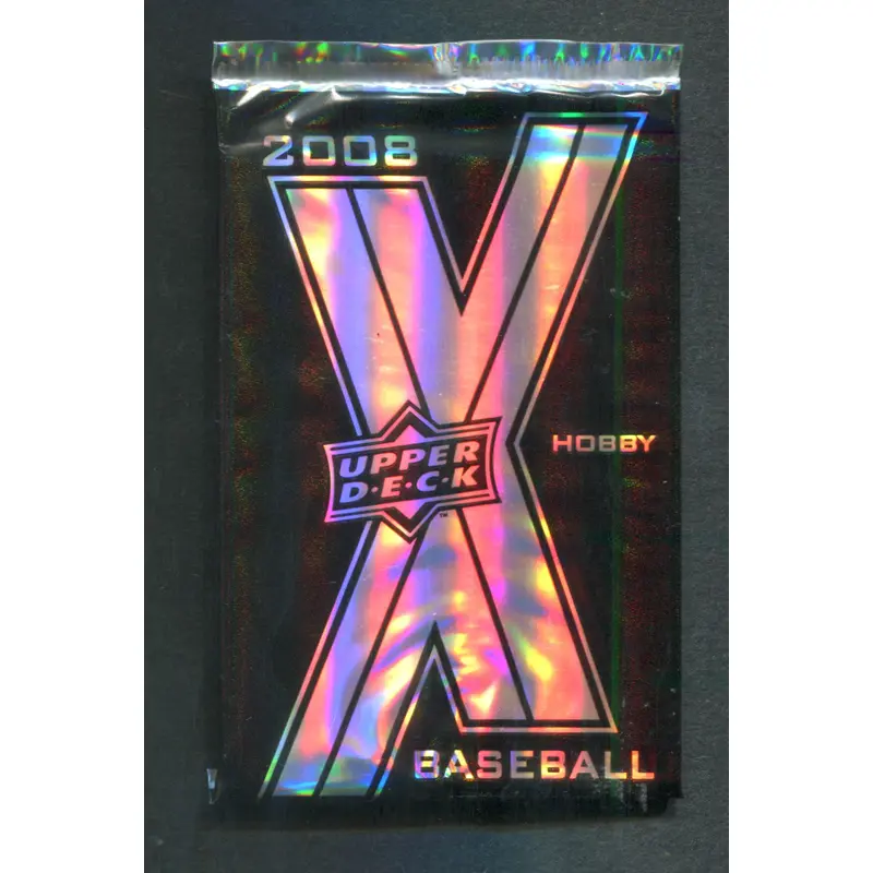 2008 Upper Deck X Baseball Unopened Pack (Hobby) (8)
