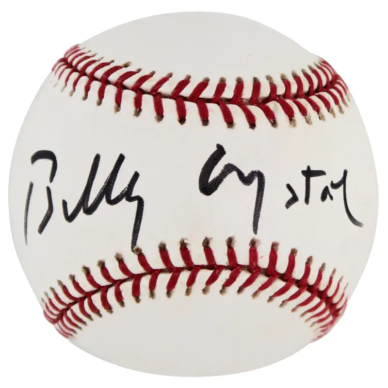 Billy Crystal 61* Authentic Signed Leonard Coleman Onl Baseball BAS #BL96172