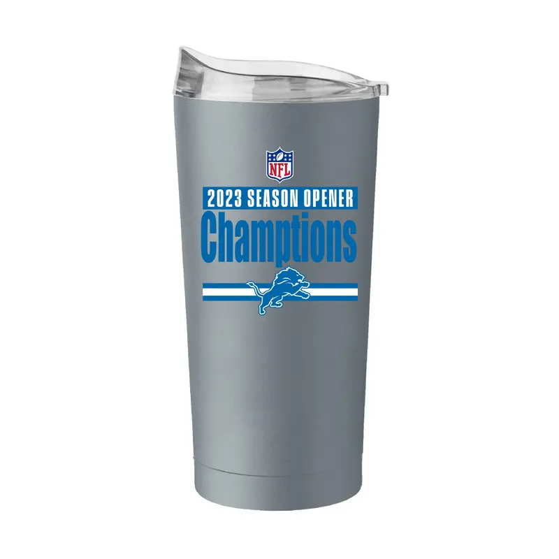 Detroit Lions 2023 Season Opener Winner 20oz Powder Coat Tumbler