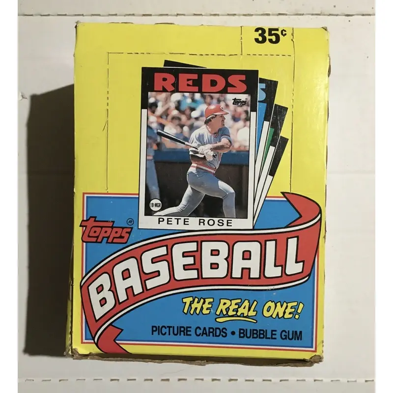 1986 Topps Baseball Wax Box