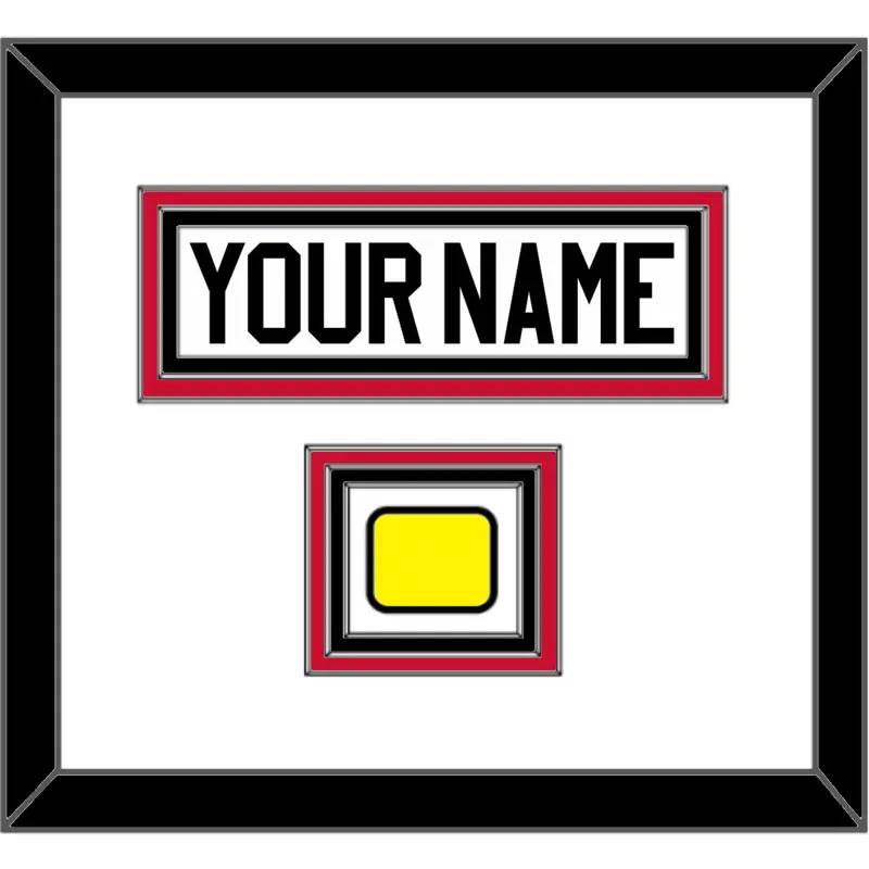 Chicago Nameplate & Logo Jersey Patch - Road White - Triple Mat 1