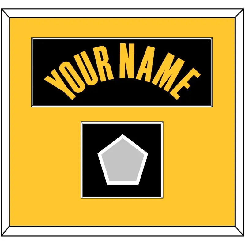 Golden State Name & Champions Patch - Black City (2021-2022) - Single Mat 3