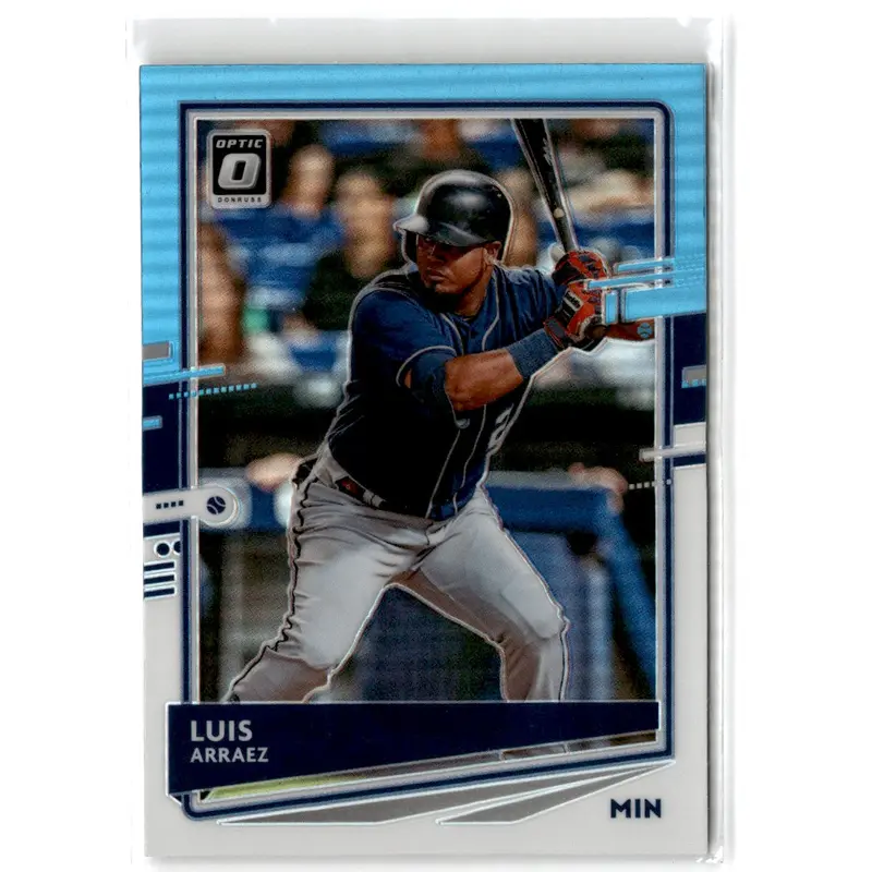 2020 Donruss Optic Carolina Blue and White Luis Arraez #190