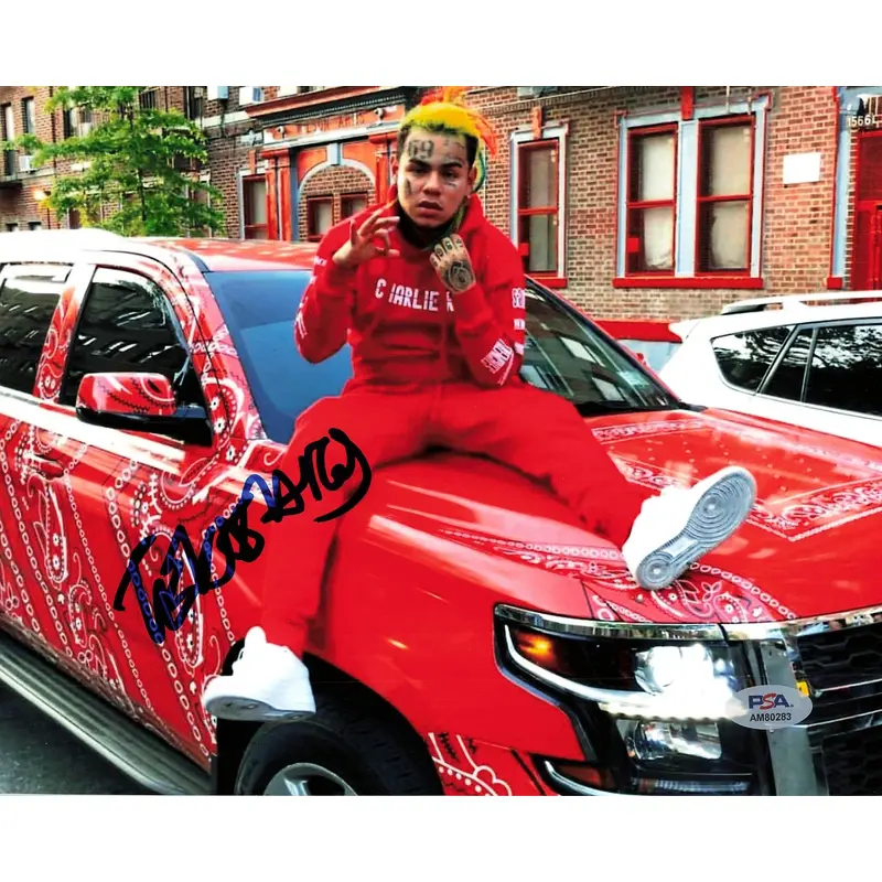 Tekashi 69 6IX9INE signed 8X10 photo PSA/DNA autographed Rapper Day69 Tekashi69