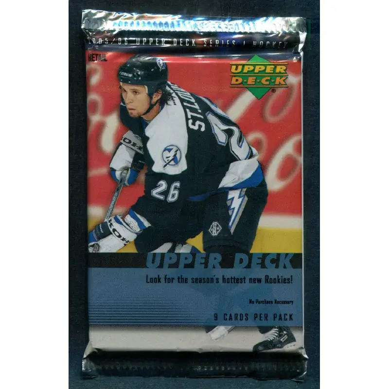 2005/06 Upper Deck Hockey Series 1 Unopened Pack (Retail)