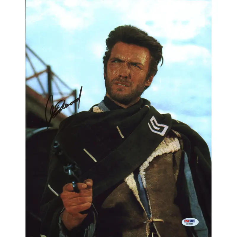 Clint Eastwood A Fistful of Dollars Signed 11x14 Photo Auto Grade 10 PSA #X03549