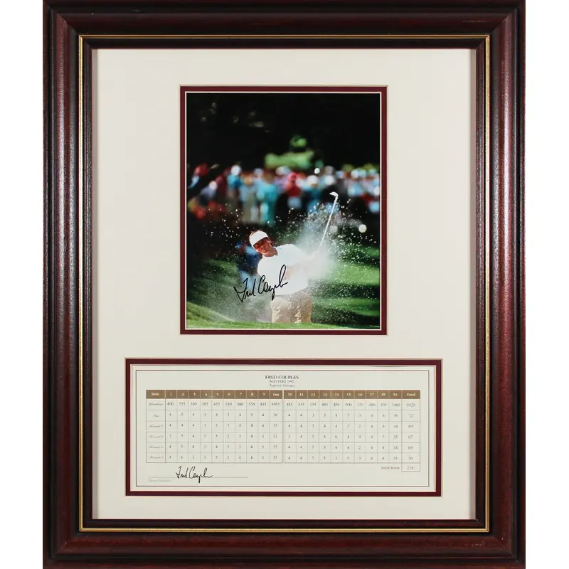 Fred Couples Authentic Signed 8x10 Framed Photo Autographed BAS #AB76914