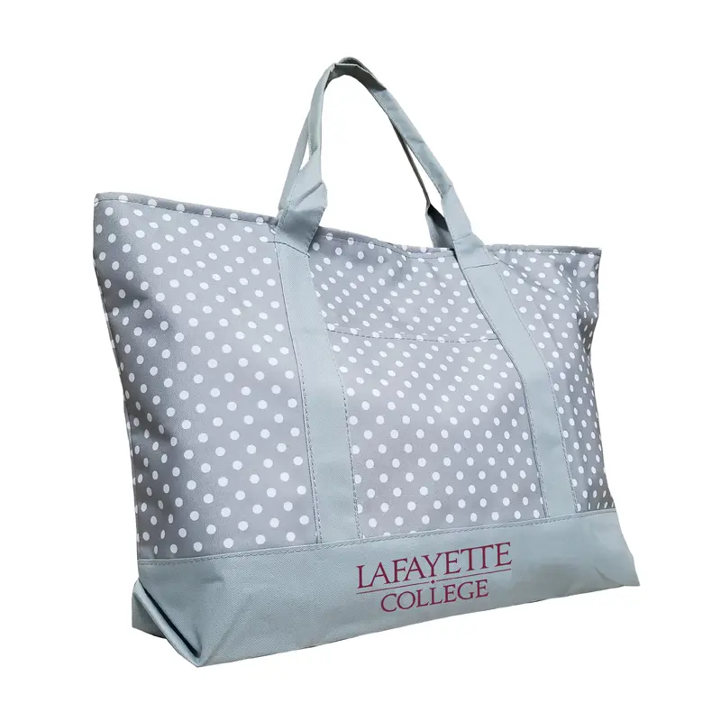 Lafayette College Gray Dot Tote f/ Primary Wdmk