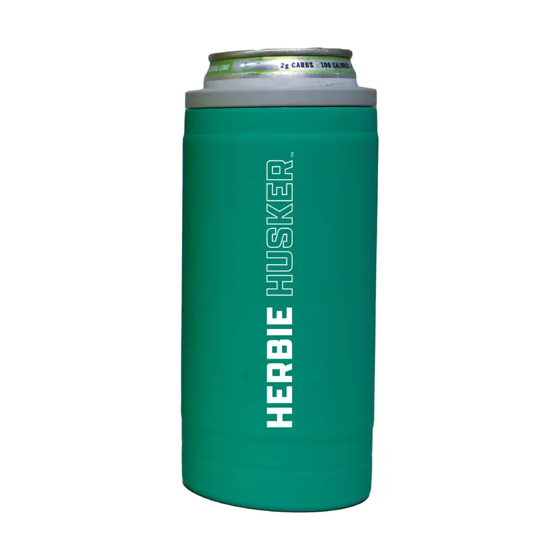 Nebraska 12oz Optic Stacked Soft Touch Slim Coolie