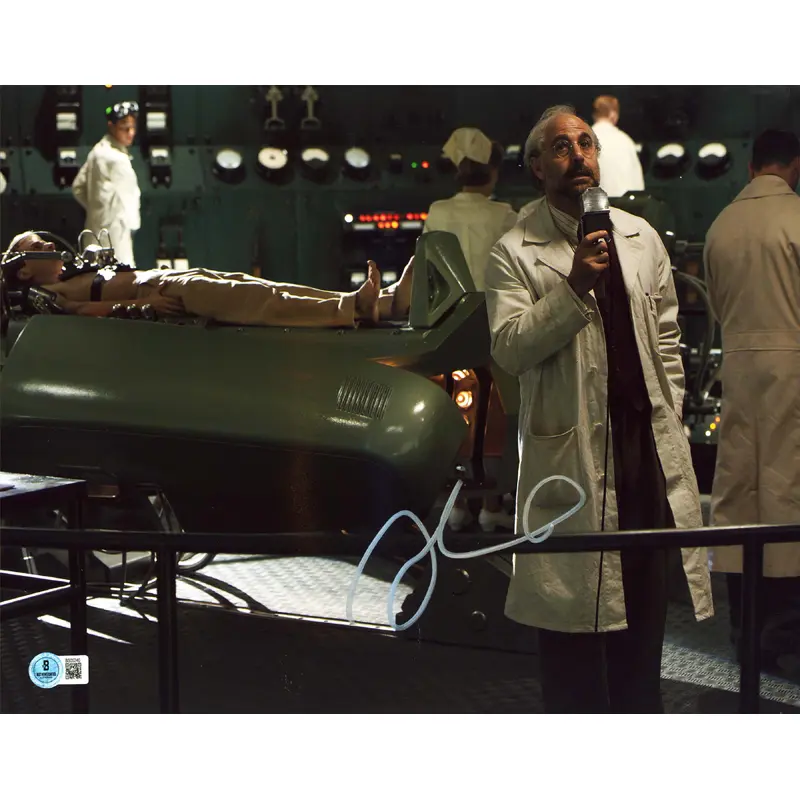 Stanley Tucci Captain America Signed 11x14 Horizontal Photo BAS #BS05240