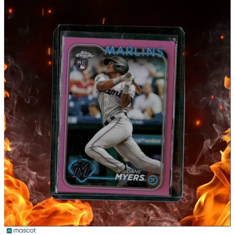 2024 Topps Chrome Dane Myers Pink Refractor Rookie #46