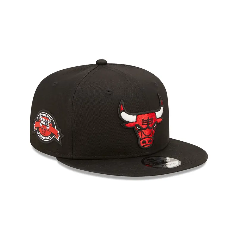 Chicago Bulls Team Side Patch 9Fifty Snapback - Black