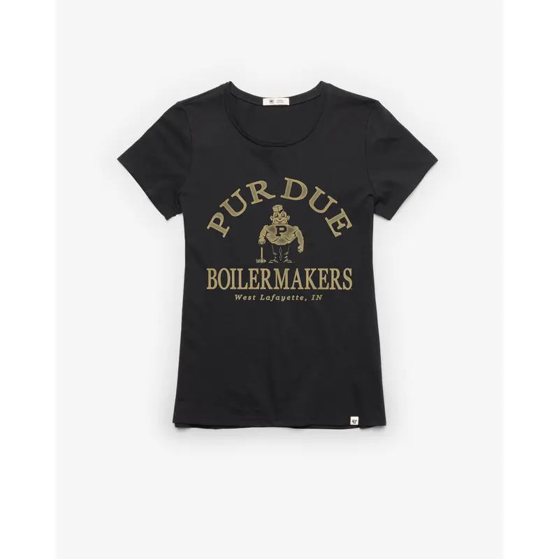 PURDUE BOILERMAKERS VINTAGE FRESH START '47 FRANKIE TEE WOMENS