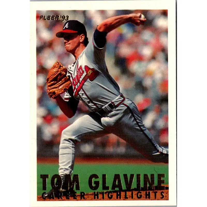 1993 Fleer Tom Glavine Career Highlights Tom Glavine #8