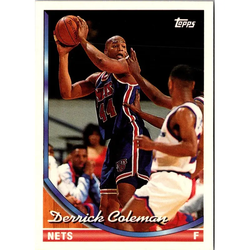 1993 Topps Derrick Coleman #166