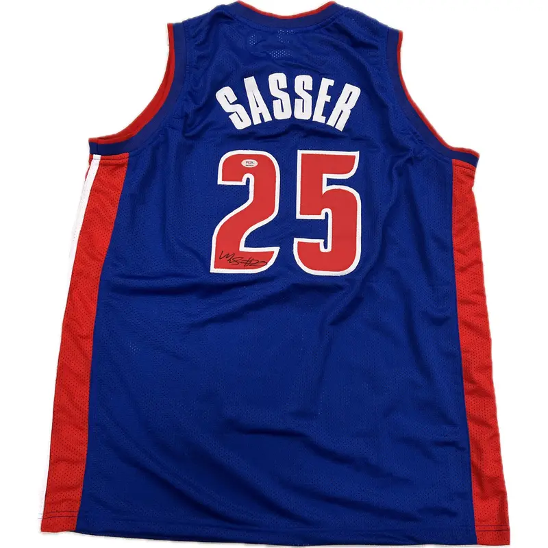 Marcus Sasser signed jersey PSA/DNA Detroit Pistons Autographed