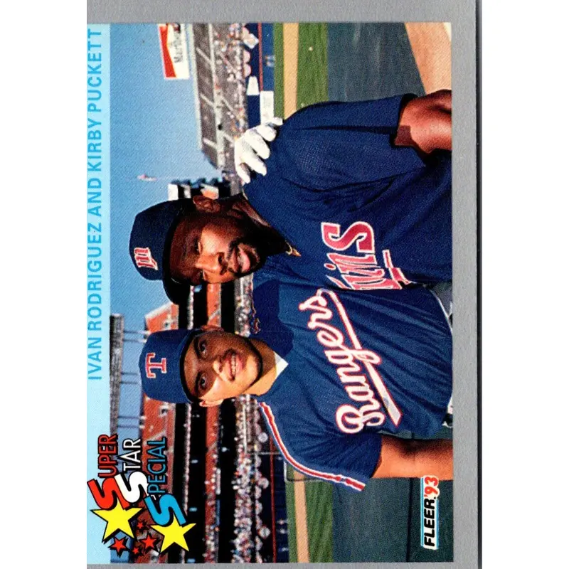 1993 Fleer Ivan Rodriguez/Kirby Puckett #355