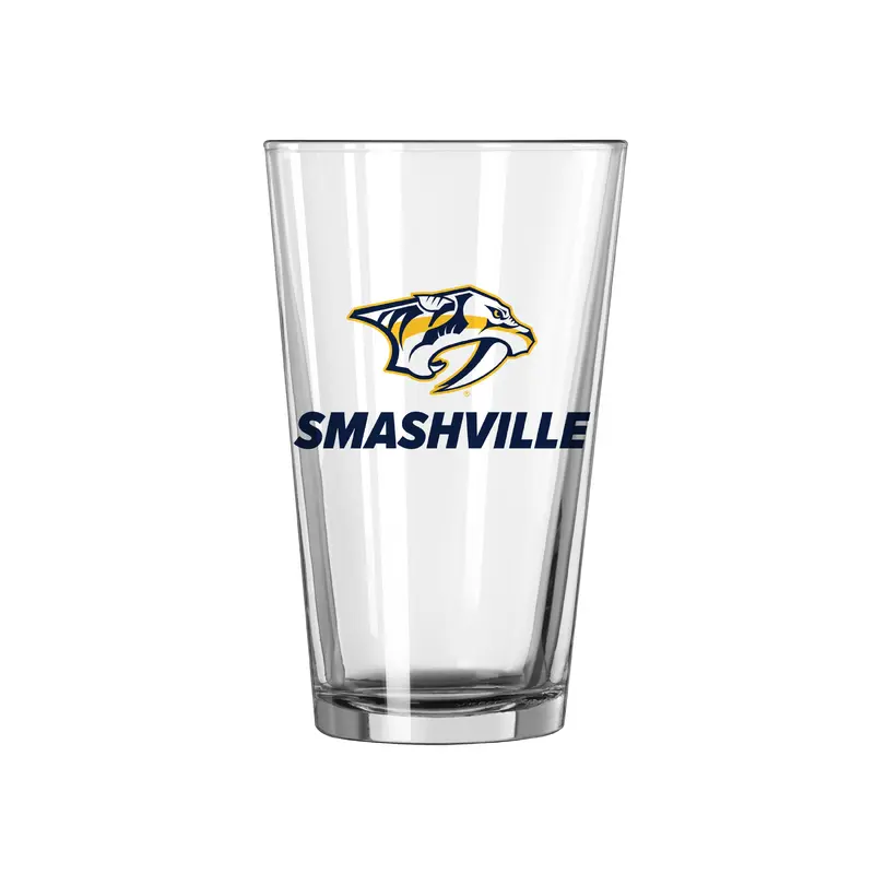 Nashville Predators 16oz Slogan Pint Glass