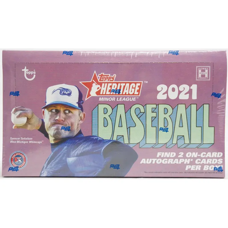 2021 Topps Heritage Minor League Hobby Box