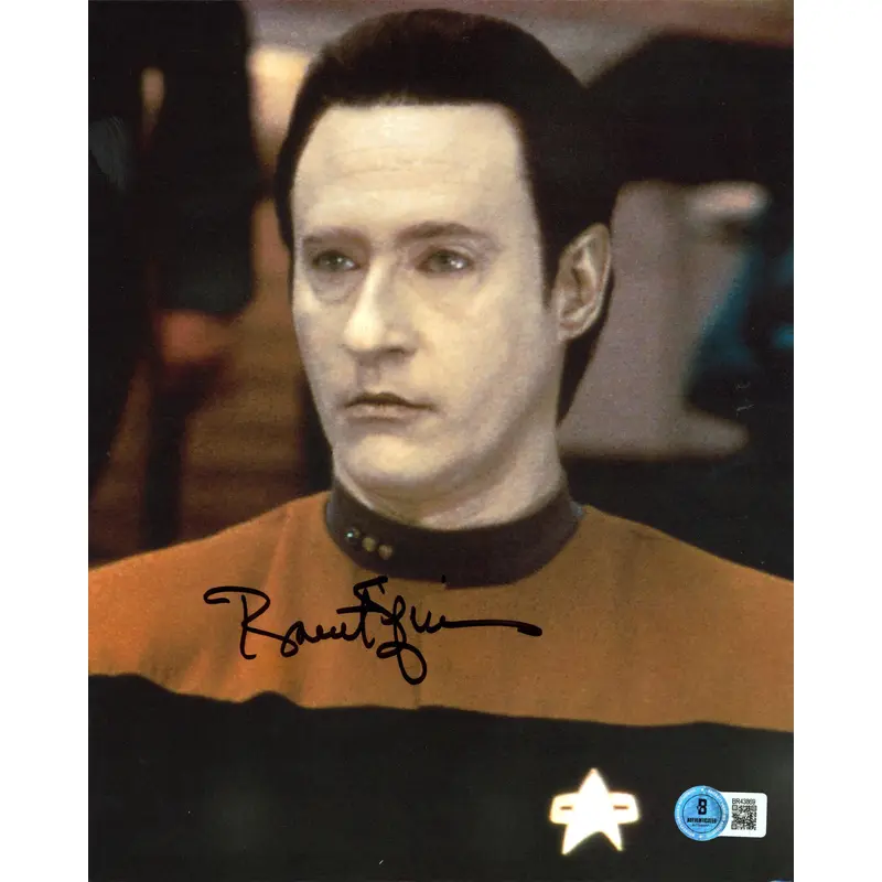 Brent Spiner Star Trek Generations Authentic Signed 8x10 Postcard BAS #BR43869