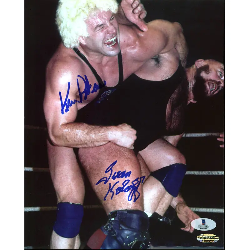 Ken Patera & Ivan Koloff WWE Wrestling Authentic Signed 8X10 Photo BAS #B04449