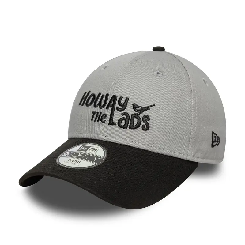 Newcastle United FC Youth Wordmark Grey 9FORTY Adjustable Cap