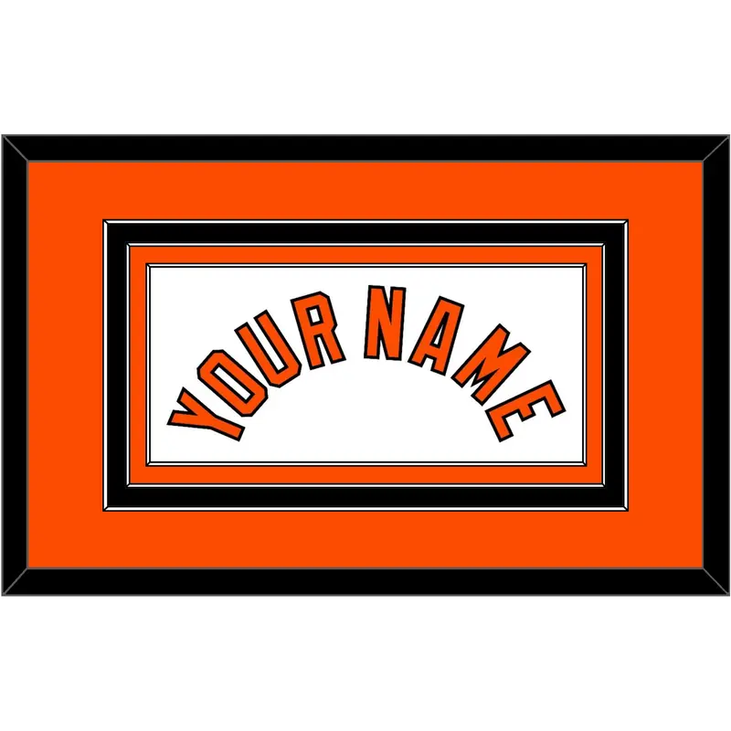 Baltimore Name - Home White (2004-2008) - Triple Mat 2