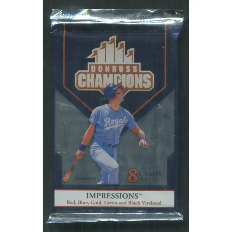 2005 Donruss Champions Baseball Unopened Pack (Hobby) (8)
