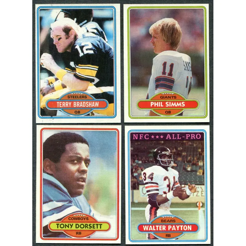 1980 Topps Football Complete Set EX/MT NM (528) (23-264)