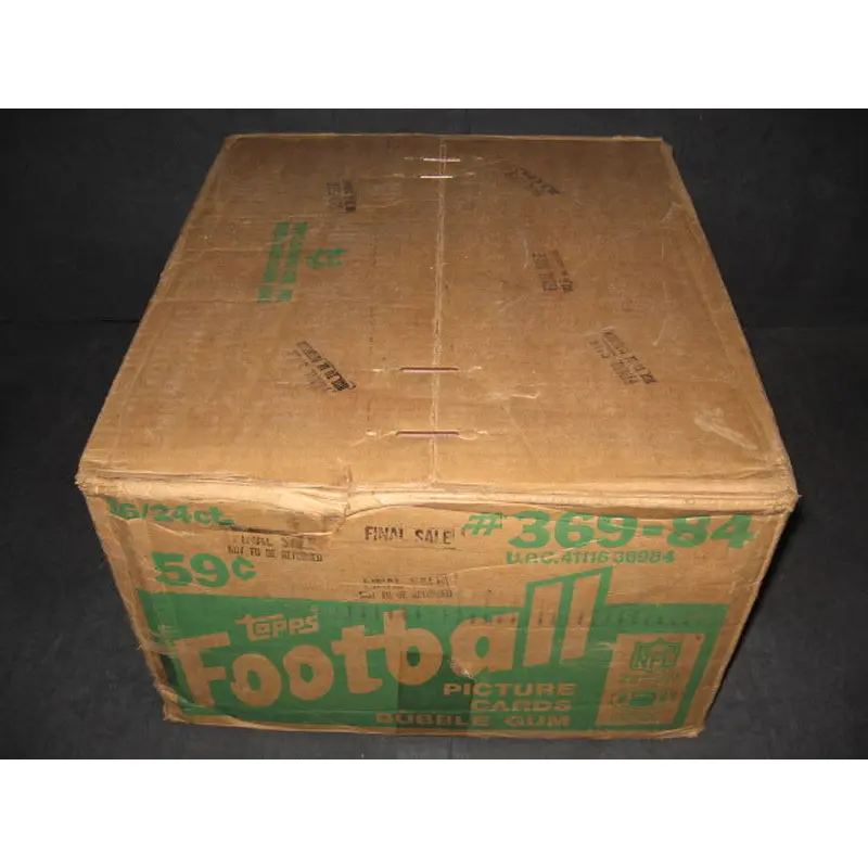 1984 Topps Football Cello Case (16 Box) (Authenticate)