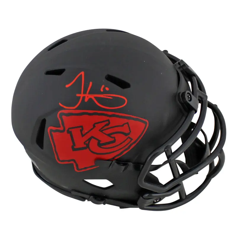 Chiefs Tyreek Hill Signed Eclipse Speed Mini Helmet Autographed BAS Witnessed