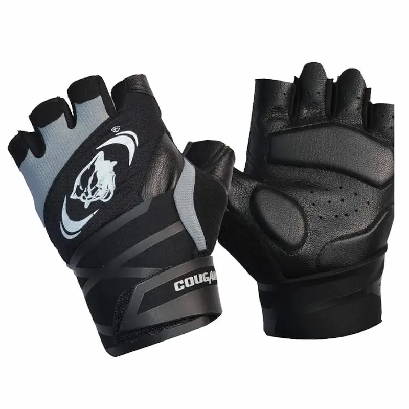 COUGAR Titan Foam Padded Leather Gym Gloves | Kibi Sports