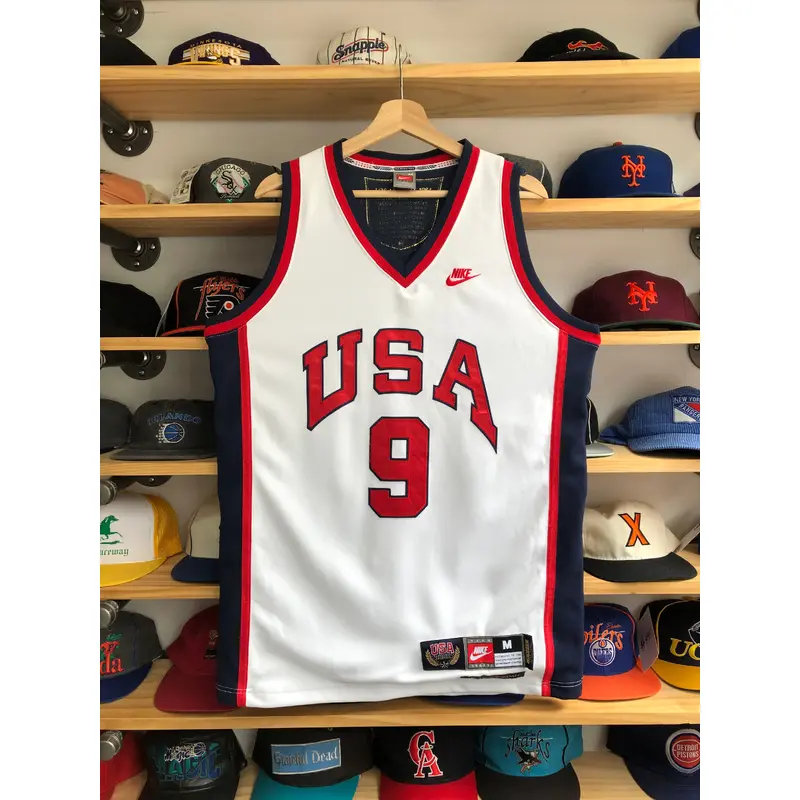 Vintage Nike Team USA Michael Jordan Olympics Jersey Size Medium