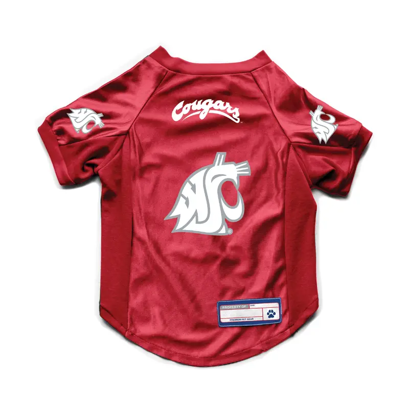 WSU Stretchy Pet Jersey