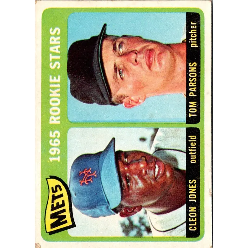 1965 Topps Cleon Jones/Tom Parsons #308 Rookie EX