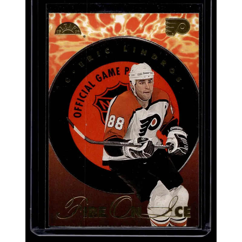1995-96 Leaf - Fire on Ice - Eric Lindros #2 /10000